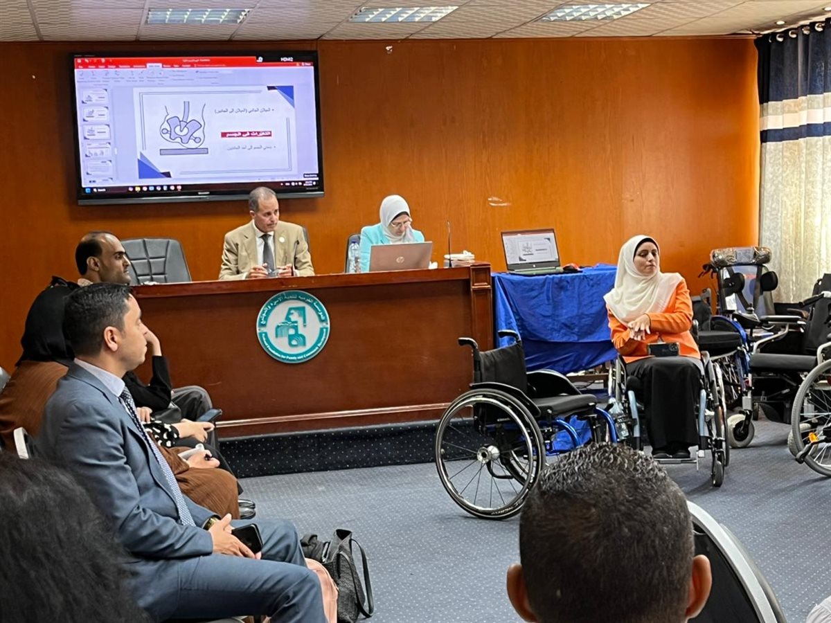 التضامن تنظم الدورة الثانية لتوصيف الكراسي المتحركة