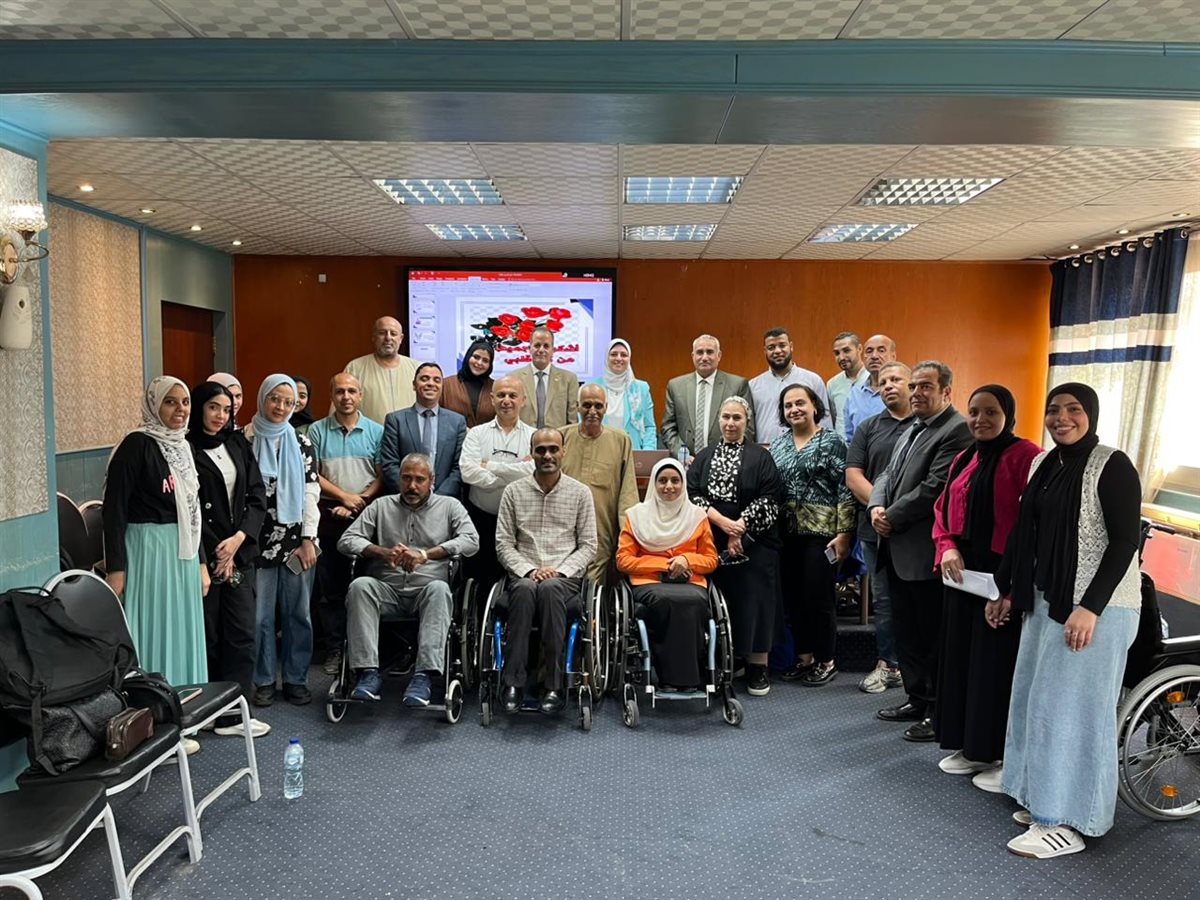 التضامن تنظم الدورة الثانية لتوصيف الكراسي المتحركة