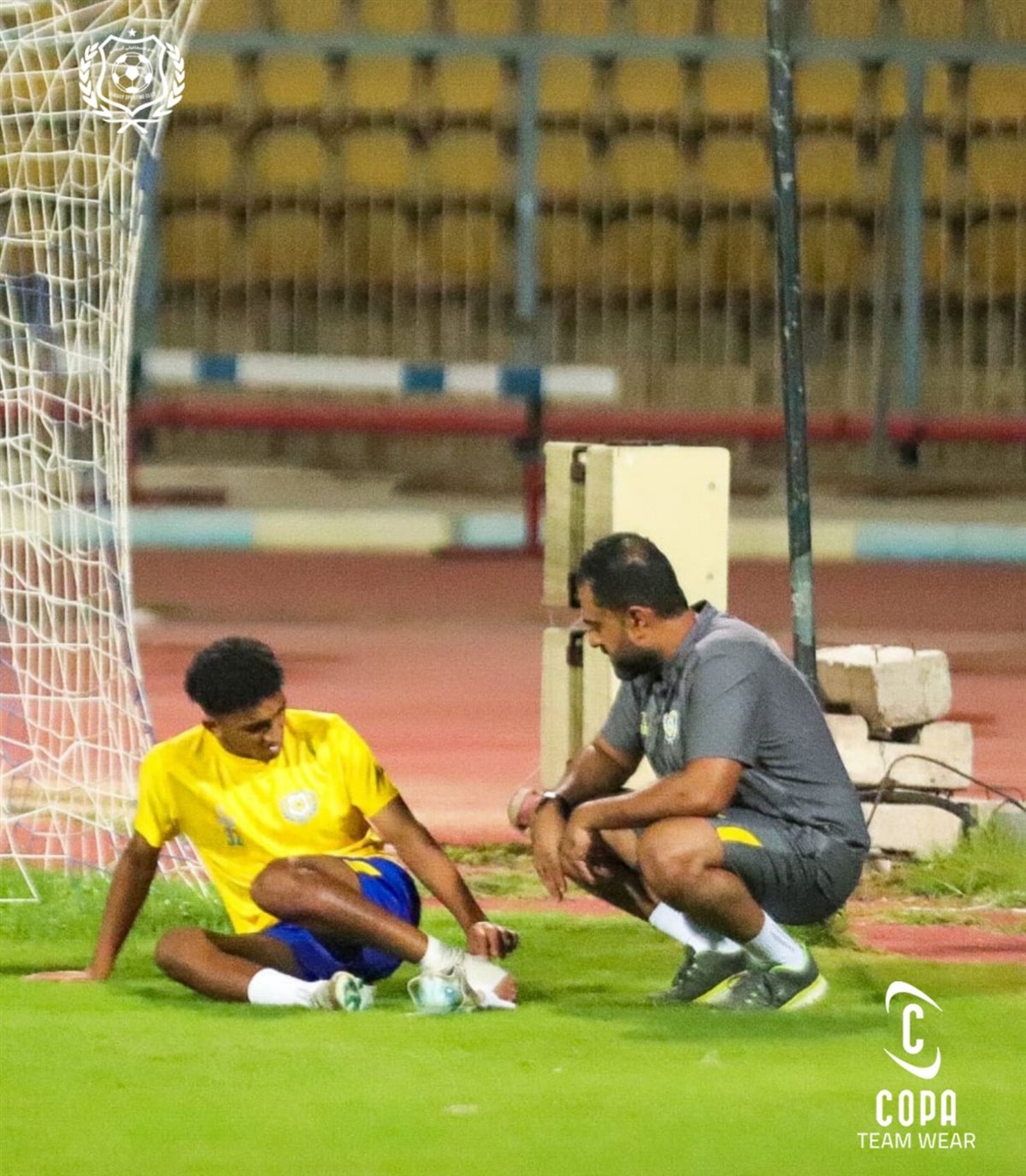 نادي الإسماعيلي يعلن إصابة محمد خطاري خلال مران اليوم