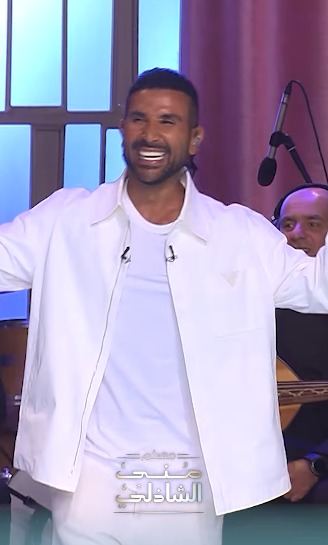 أحمد سعد وابنته لأول مرة في ضيافة منى الشاذلي