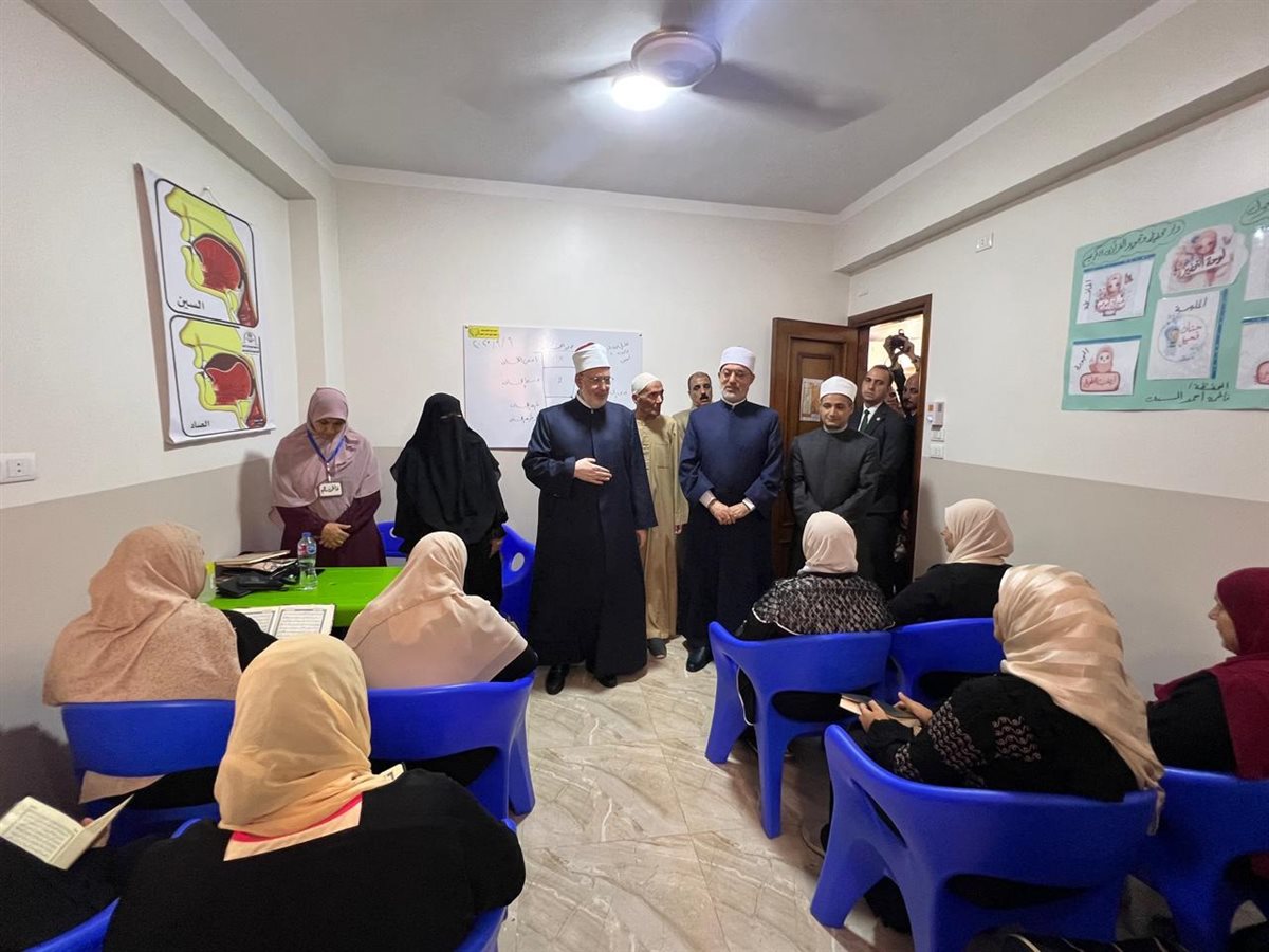 وكيل الأزهر ومفتي الجمهورية يفتتحان دارًا لتحفيظ القرآن الكريم بقرية مجول بالغربية