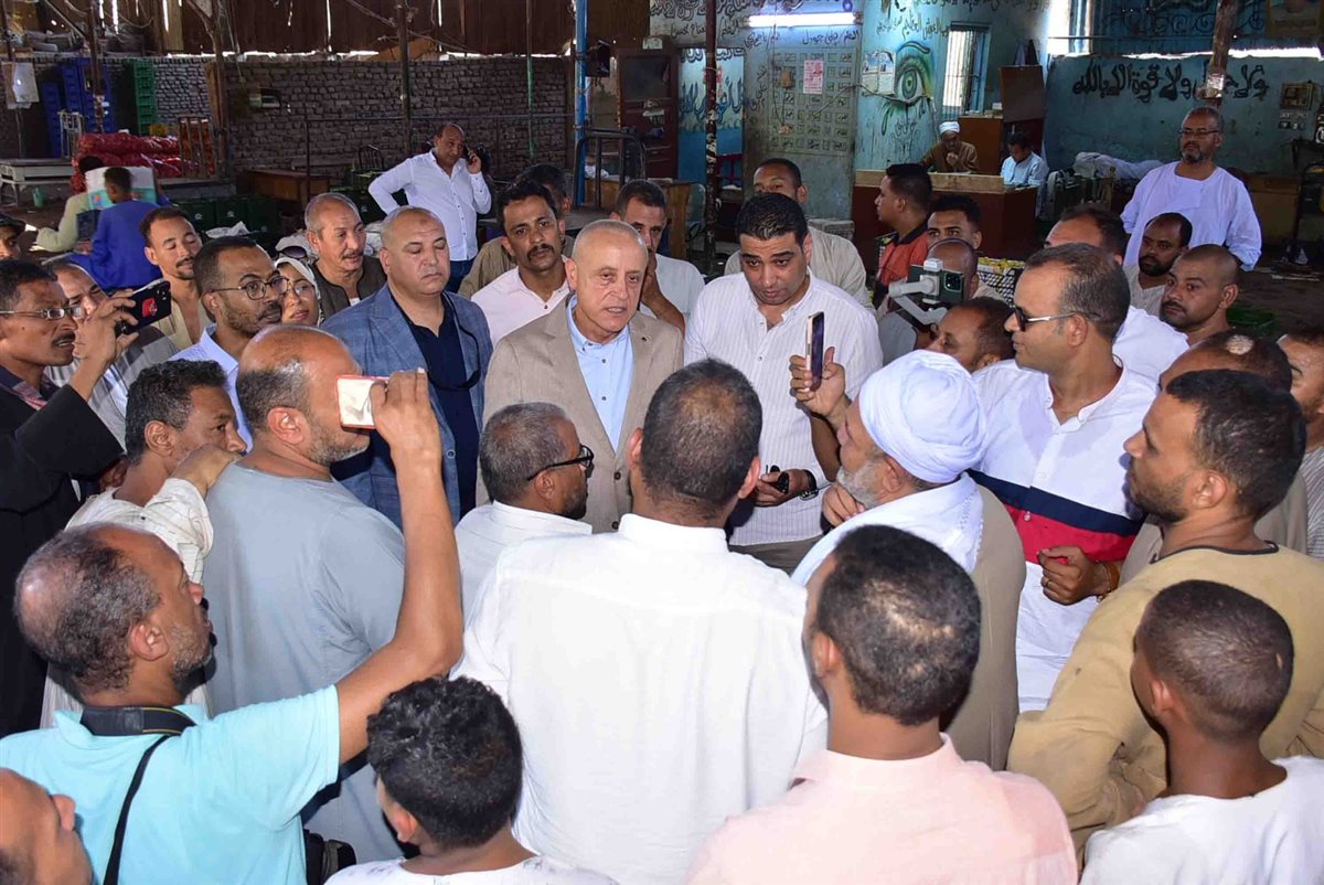 محافظ الأقصر وجولة في إسنا 