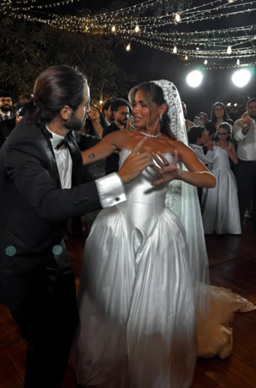 الصور الأولى من حفل زفاف الفنانة هاجر السراج