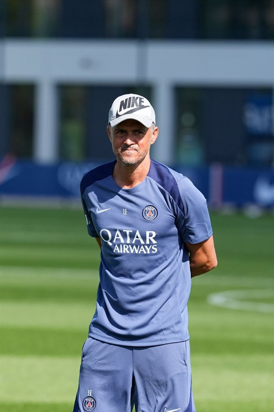 <strong>المدرب الإسباني لويس إنريكي المدير الفني للفريق الأول بالنادي باريس سان جيرمان الفرنسي</strong>