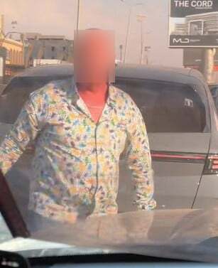 <strong>السائق المعتدي على البلوجر أدهم سنجر بوصلة دهشور </strong>