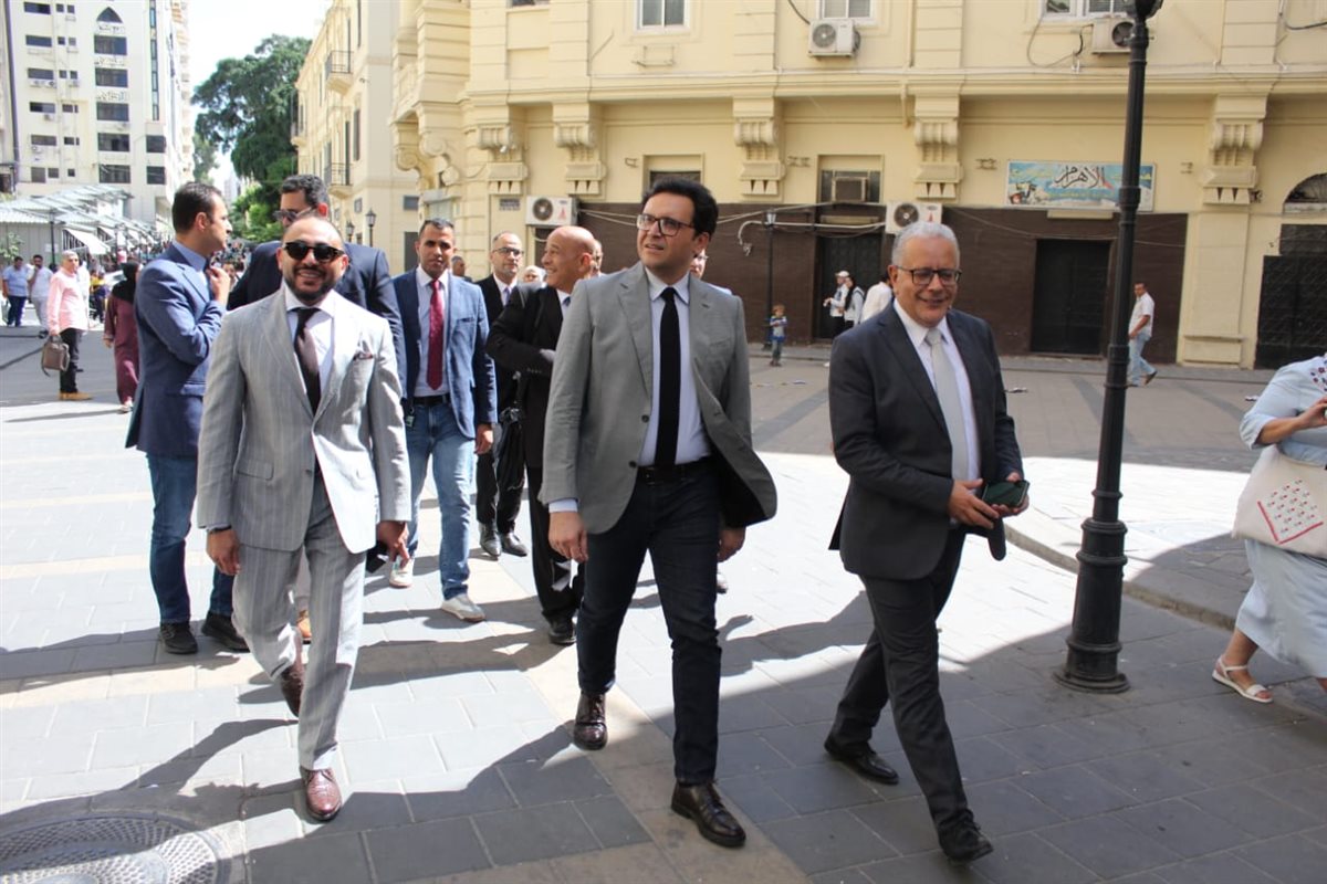 الوزير يتفقد شارع النبي دانيال