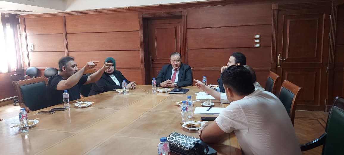 لقاء يجمع عمرو مصطفى برئيس الجهاز المصري للملكية الفكرية لحماية حقوق المؤلفين والملحنين