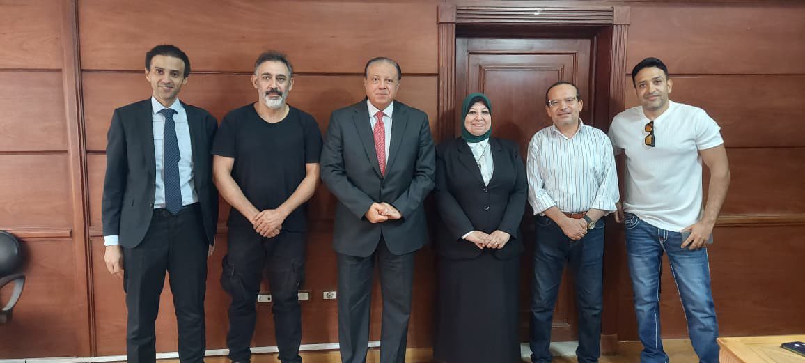 لقاء يجمع عمرو مصطفى برئيس الجهاز المصري للملكية الفكرية لحماية حقوق المؤلفين والملحنين