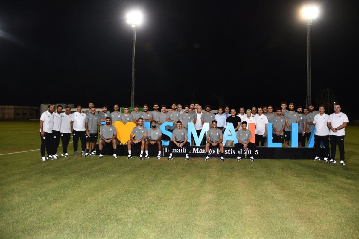 زيارة وزير الرياضة ومحافظ الإسماعيلية لمعسكر منتخب مصر الثاني (11)