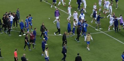 اشتباكات بين لاعبي إيطاليا وإسرائيل بعد مباراة المنتخبين في تصفيات كأس العالم 2026