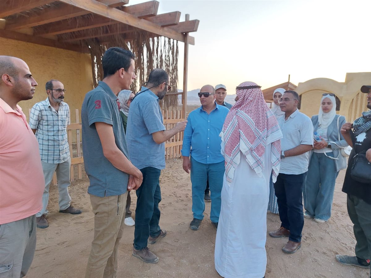 رئيس قطاع حماية الطبيعية يتفقد محميتى نبق وسانت كاترين