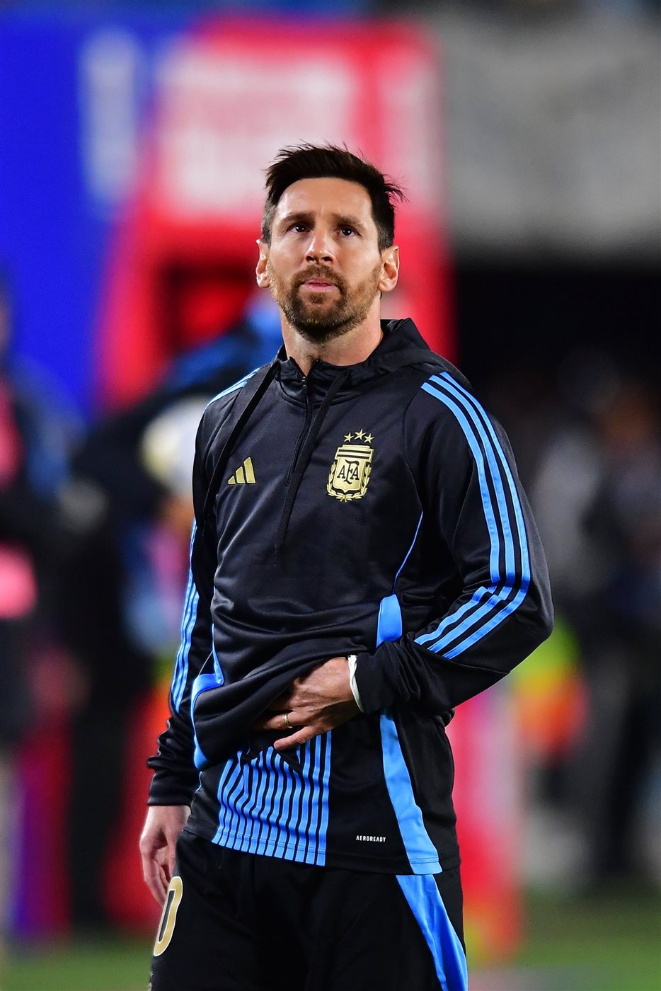 <strong>ليونيل ميسي من آخر مباراة له رفقة التانجو على الأراضي الإرجنتينية</strong>