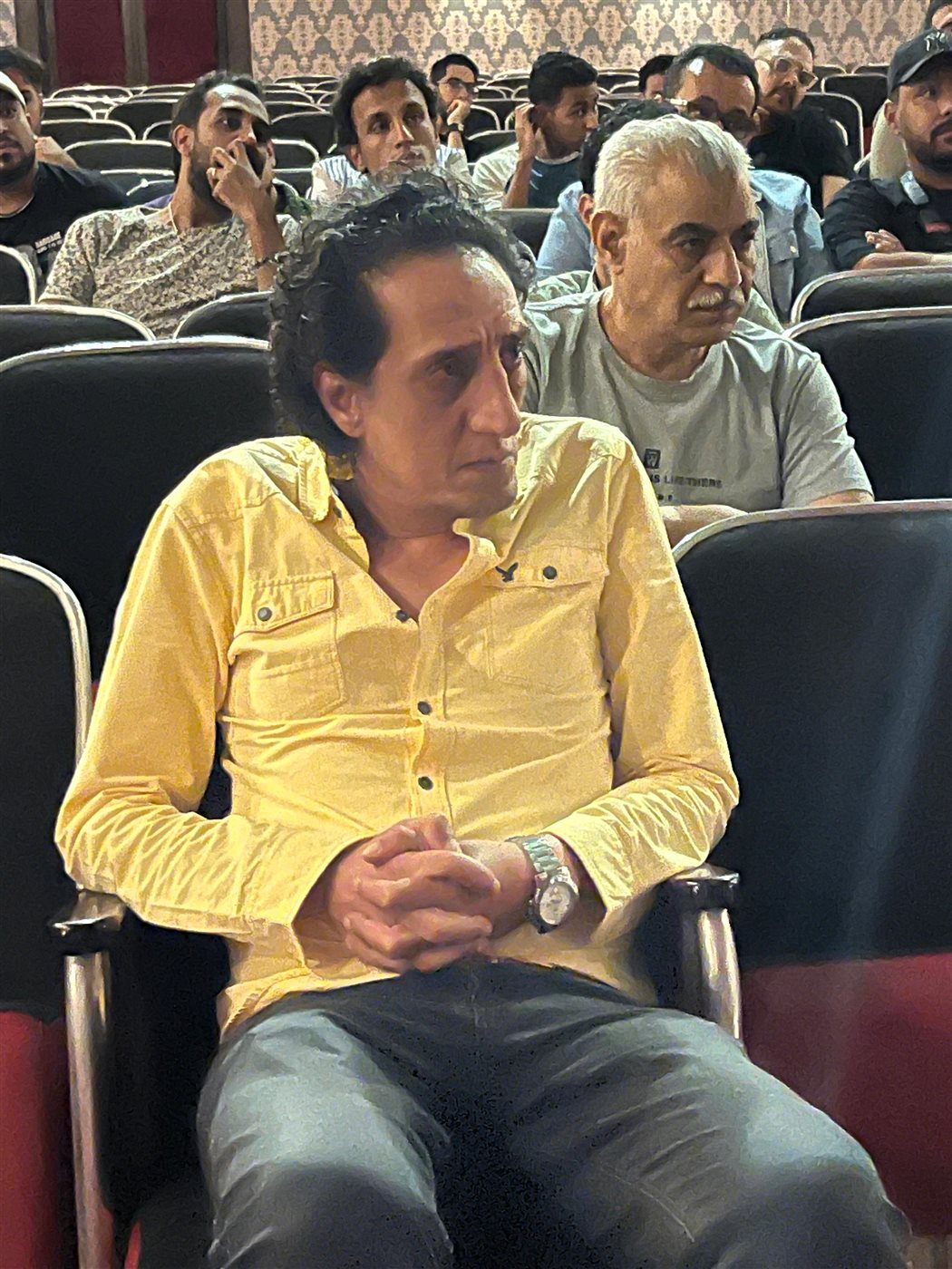 لقطات من لقاء أشرف زكي مع الفرق المستقلة