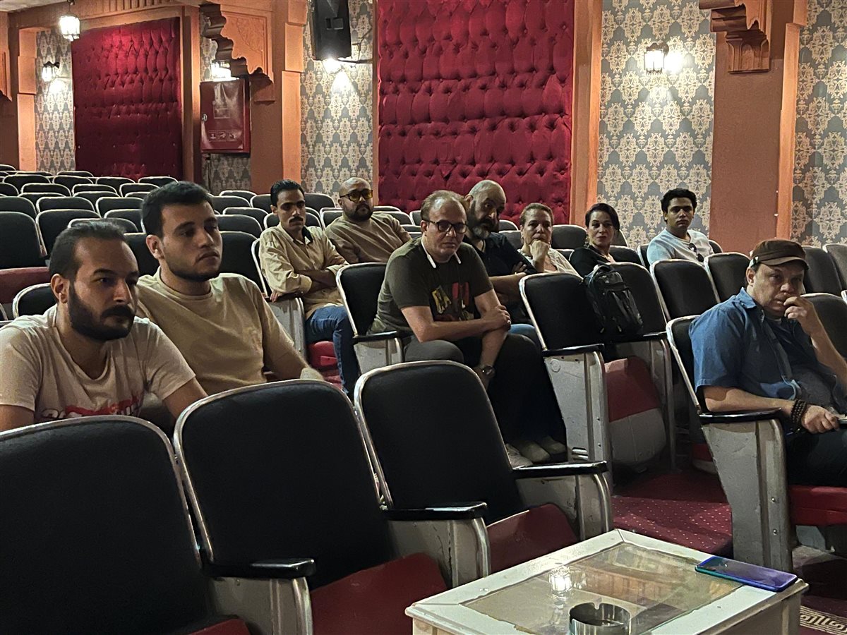 لقطات من لقاء أشرف زكي مع الفرق المستقلة