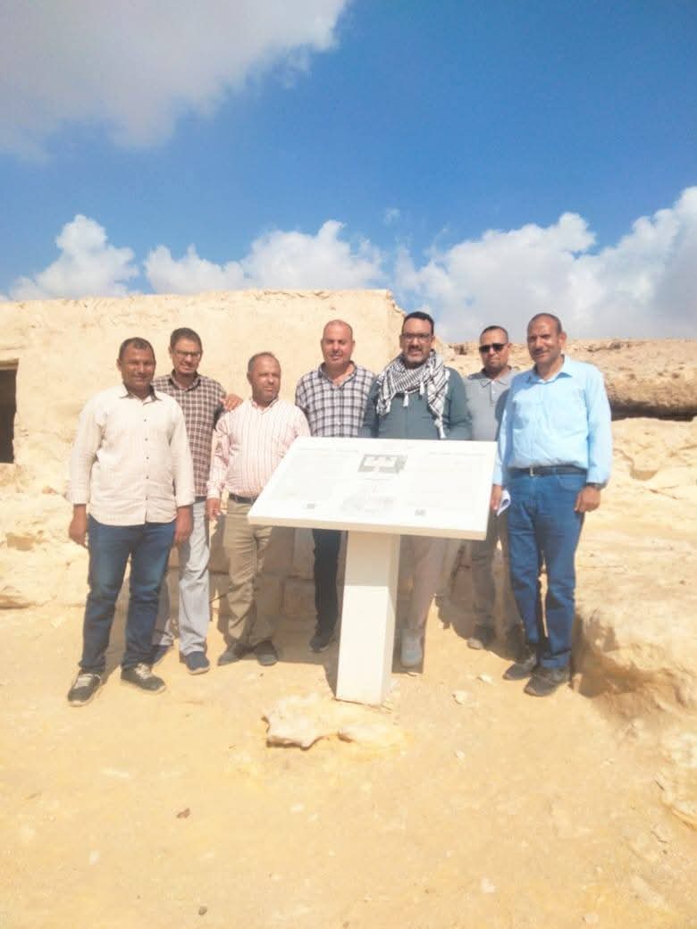 رئيس قطاع الآثار المصرية يتفقد آثار بني سويف