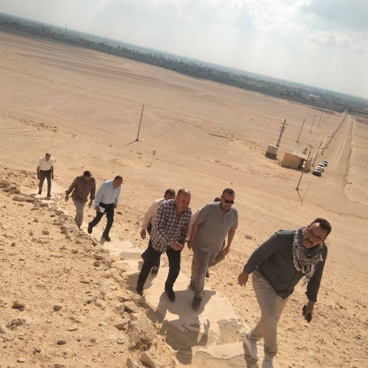 رئيس قطاع الآثار المصرية يتفقد آثار بني سويف