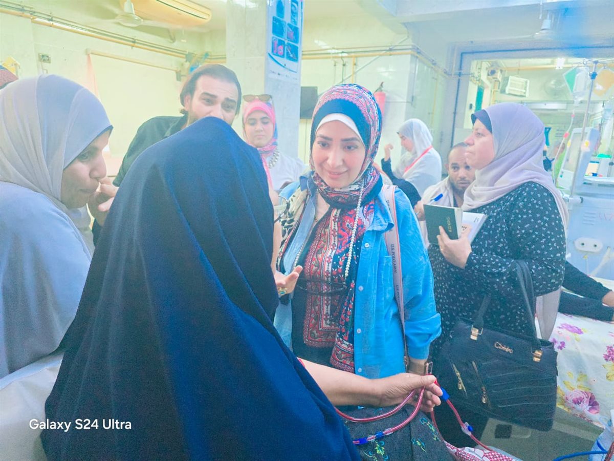 جانب من جولة وكيل وزارة الصحة