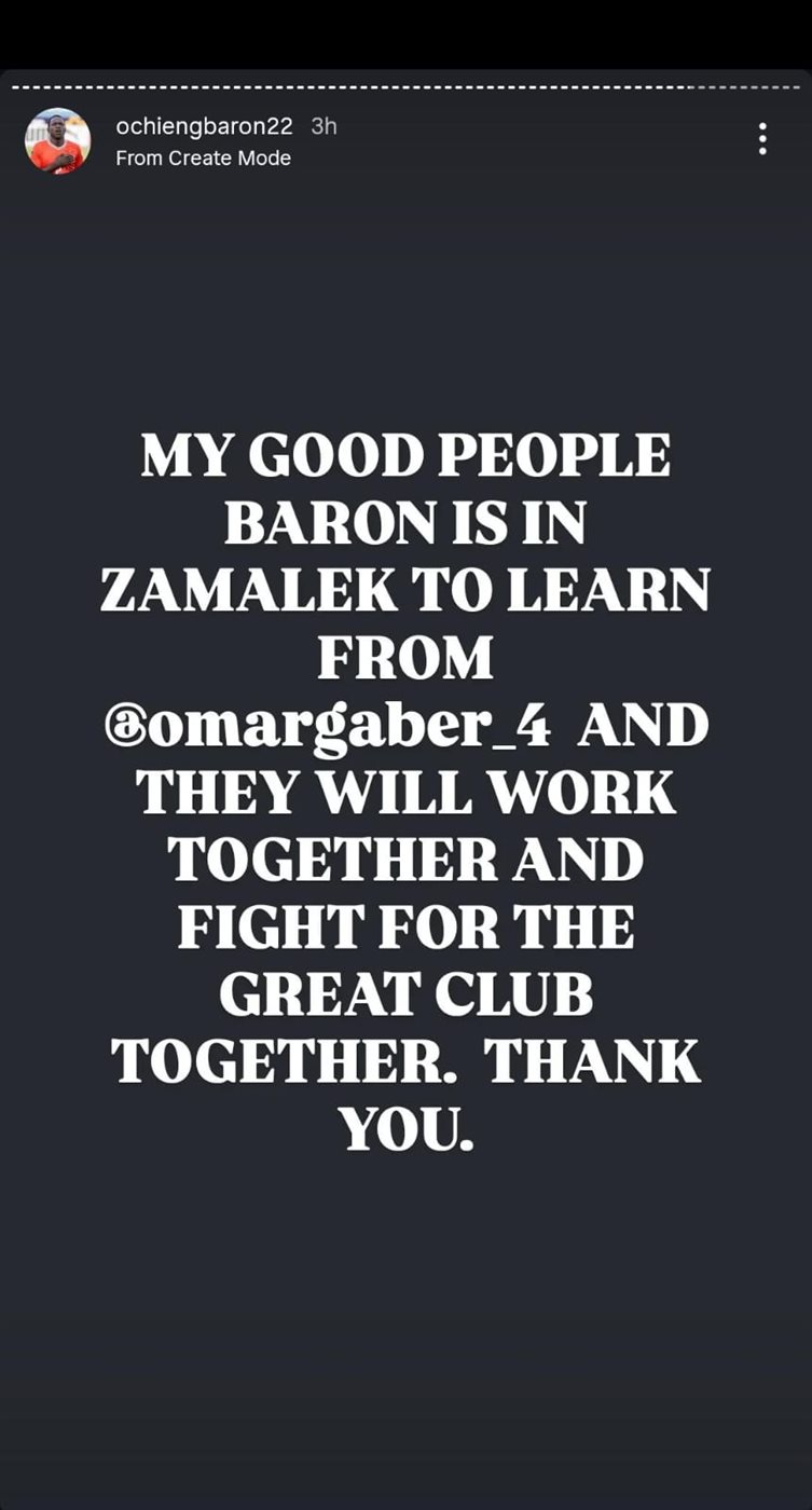 <strong>الاستوري التي اعتذر فيها بارون أوشينج عقب السخرية من عمر جابر بدون قصد</strong>