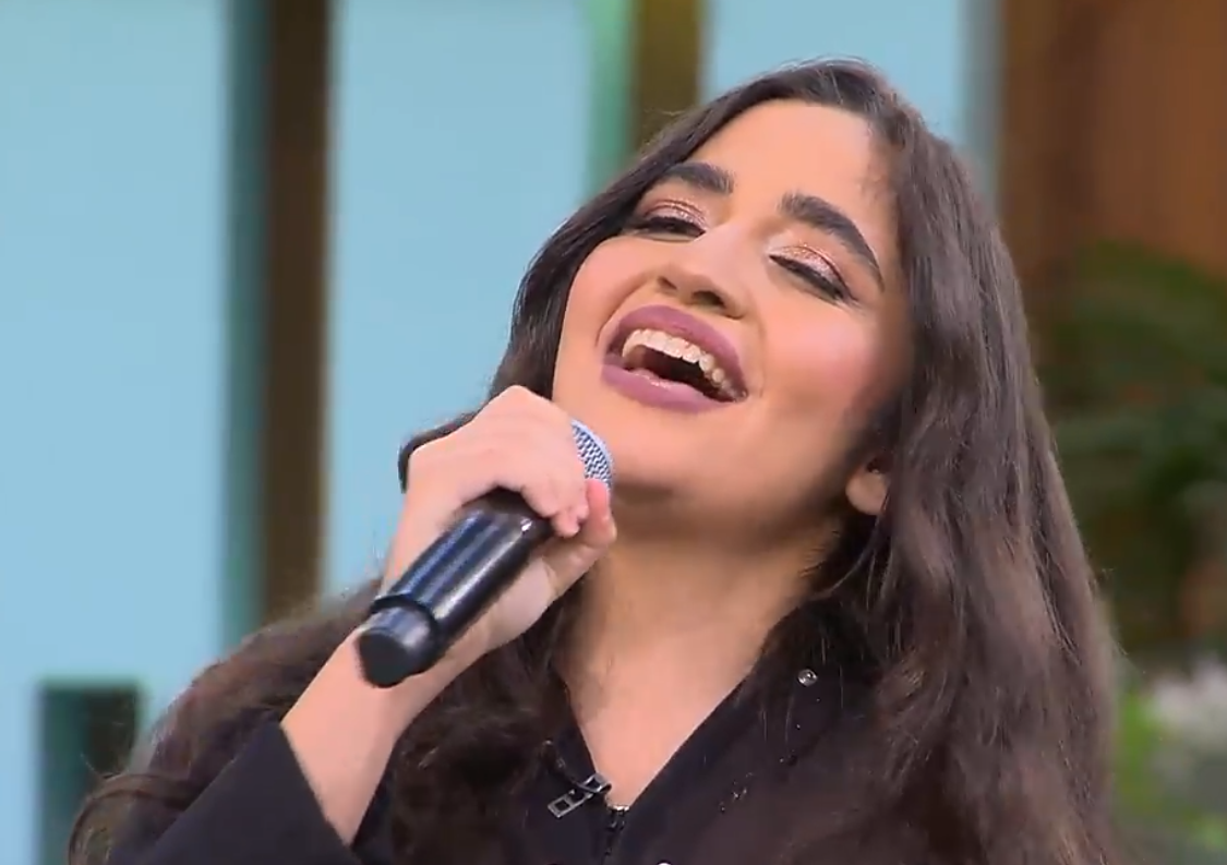 جودي ابنة أحمد سعد في برنامج منى الشاذلي