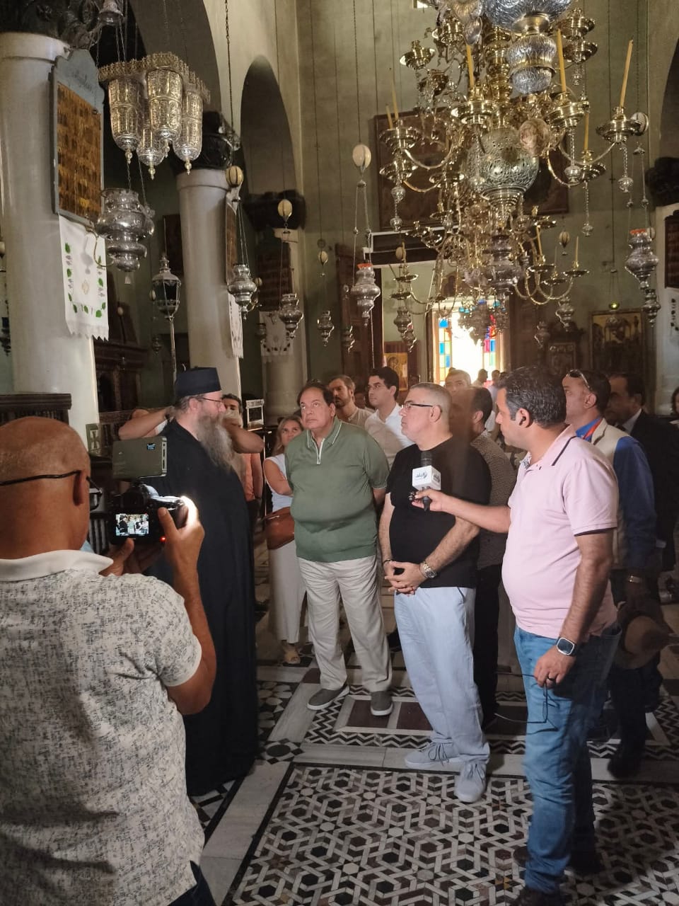 وفد يزور دير سانت كاترين 