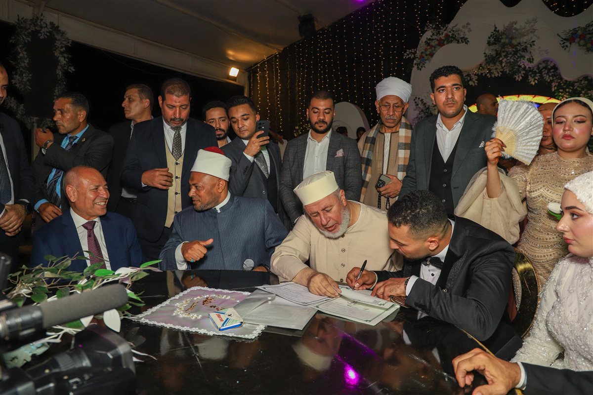 الزميل محسن سليمان يحتفل بزفافه بحضور محافظ القاهرة ومرتضى منصور ود عمرو خالد (59)