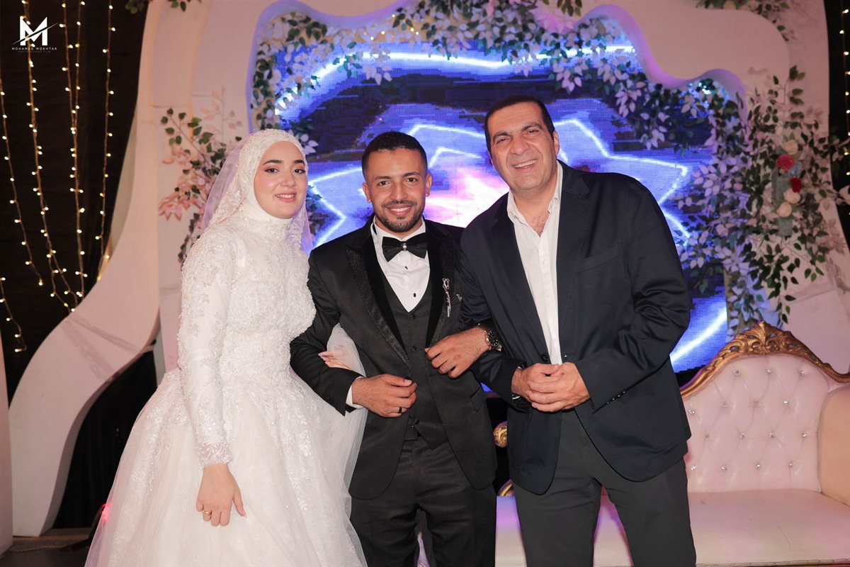 الزميل محسن سليمان يحتفل بزفافه بحضور محافظ القاهرة ومرتضى منصور ود عمرو خالد (58)