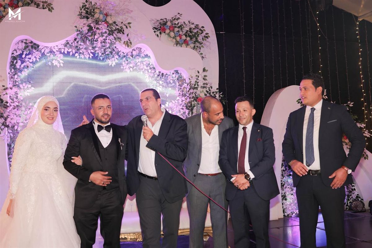 الزميل محسن سليمان يحتفل بزفافه بحضور محافظ القاهرة ومرتضى منصور ود عمرو خالد (10)