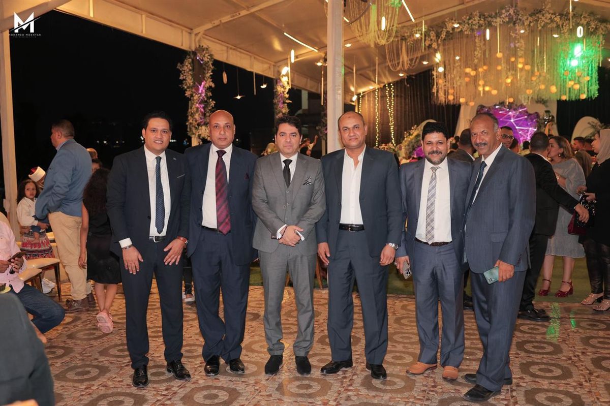 الزميل محسن سليمان يحتفل بزفافه بحضور محافظ القاهرة ومرتضى منصور ود عمرو خالد (21)