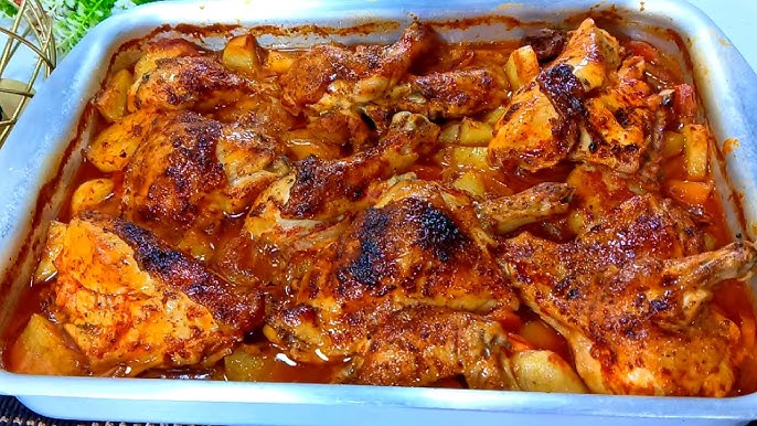 طريقة عمل صينية البطاطس بالفراخ نجلاء