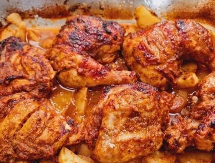 طريقة عمل صينية البطاطس بالفراخ نجلاء