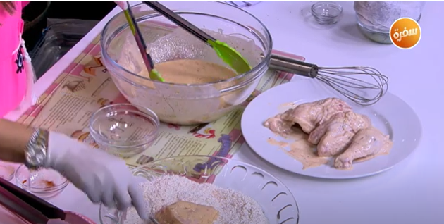 طريقة عمل البروستد المنزلي بالصور