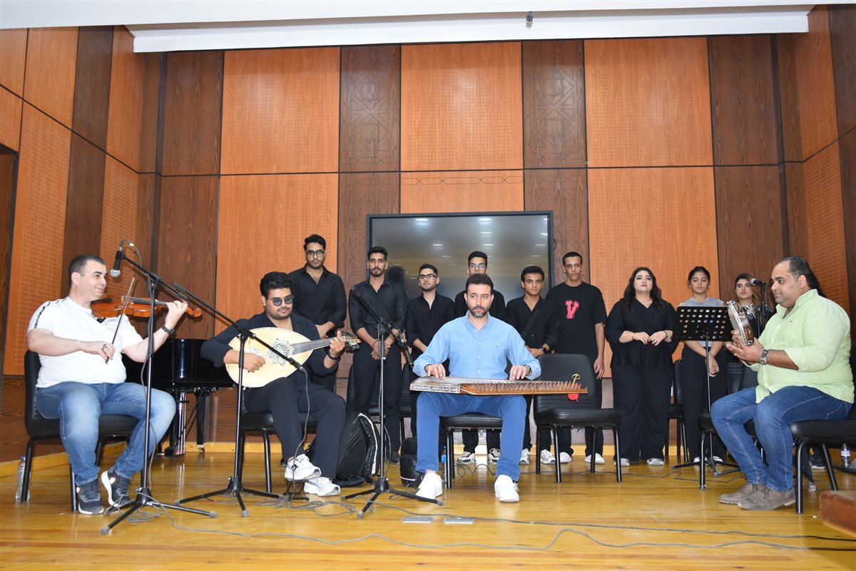 لقطات من احتفال أكاديمية الفنون باليوم المصري للموسيقى تزامنا مع ذكرى فنان الشعب سيد درويش