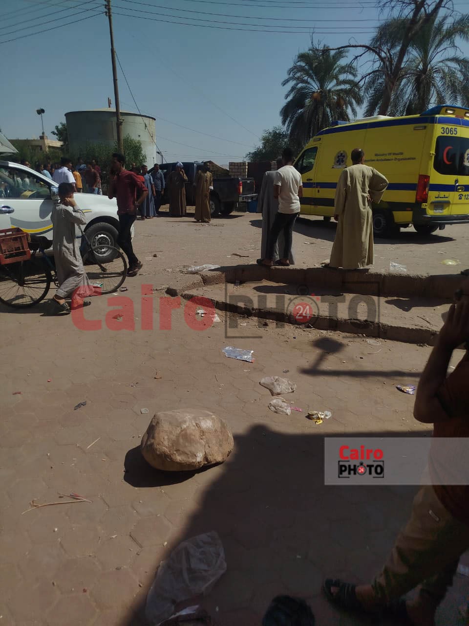 صورة من موقع الجريمة 