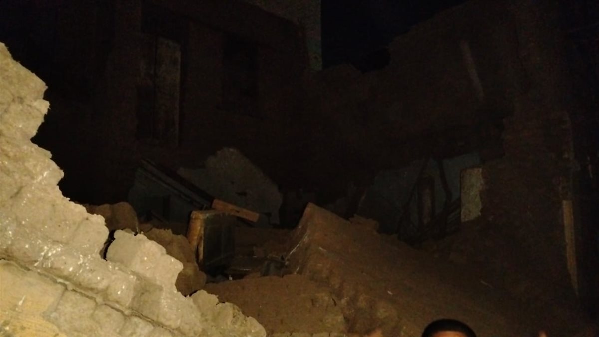 انهيار منزل دون إصابات بسوهاج