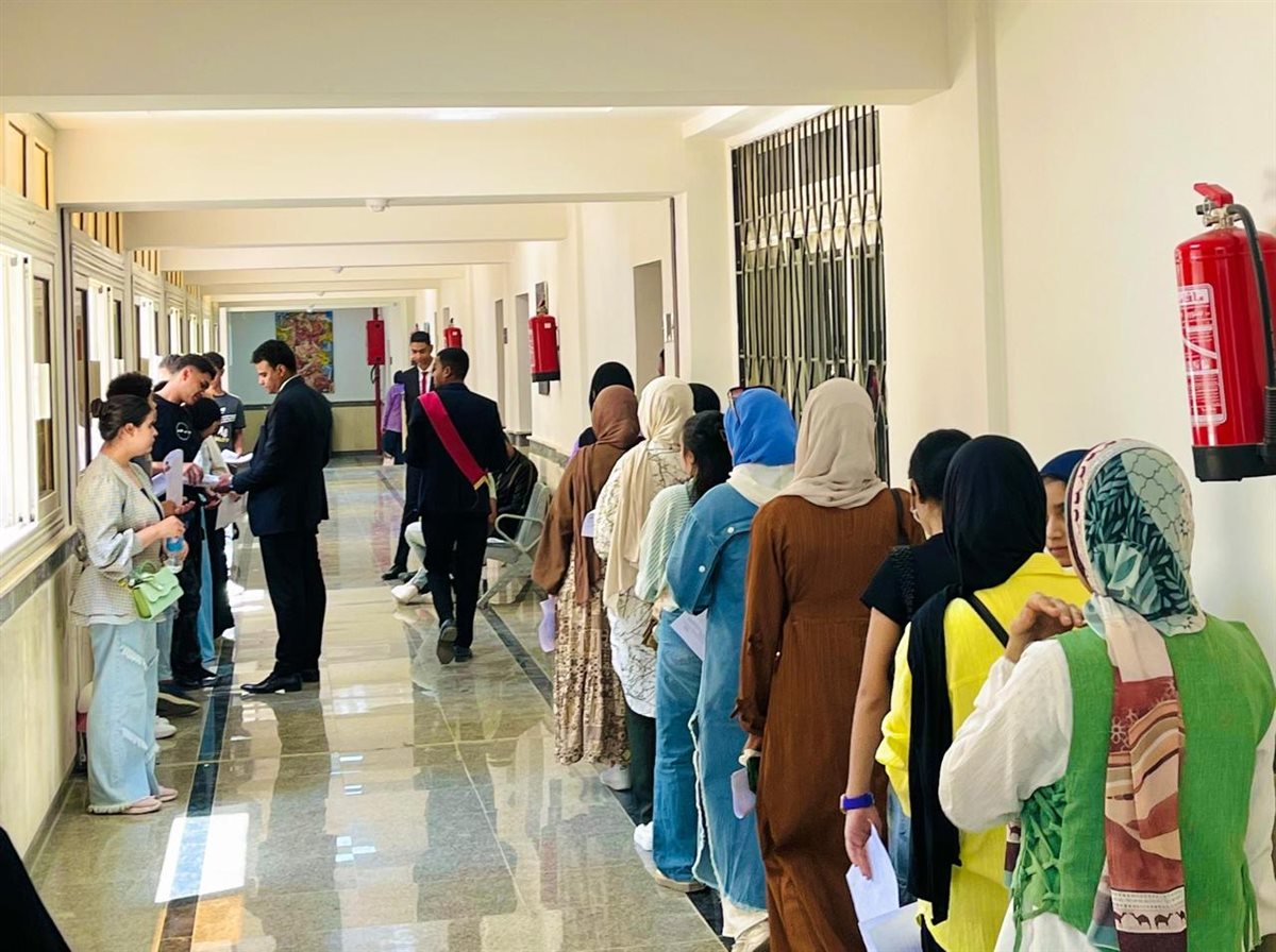 الكشف الطبي بجامعة الأقصر الأهلية