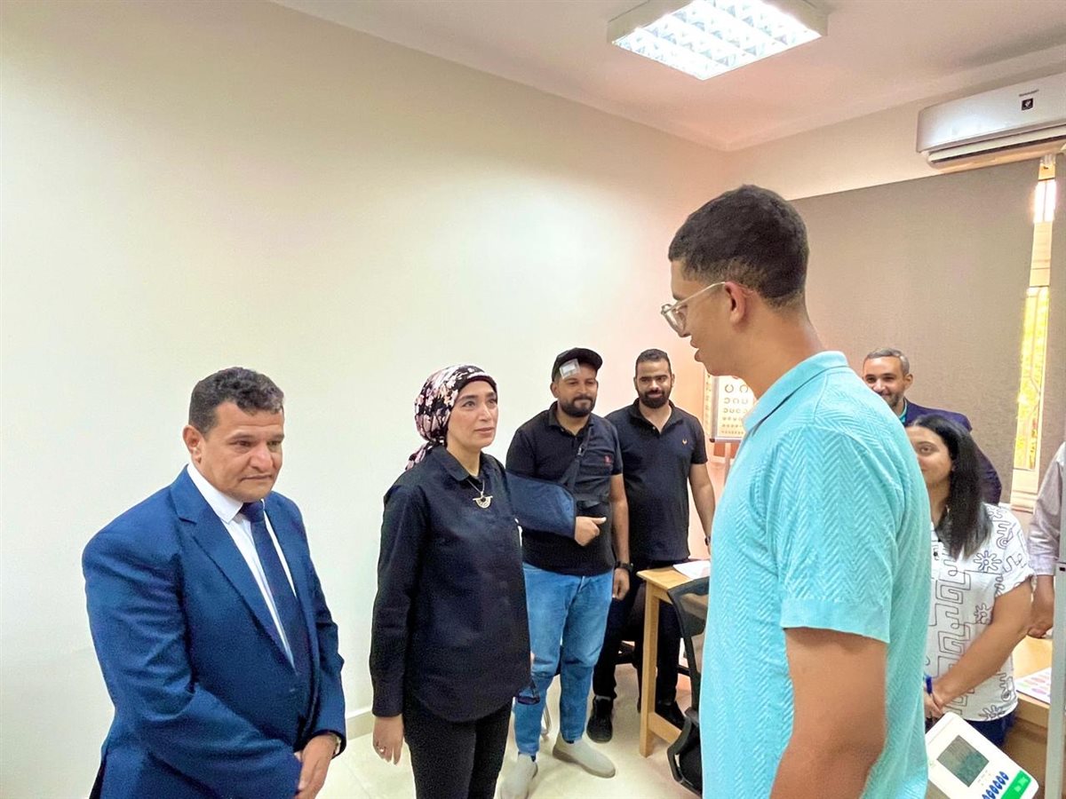 الكشف الطبي بجامعة الأقصر الأهلية