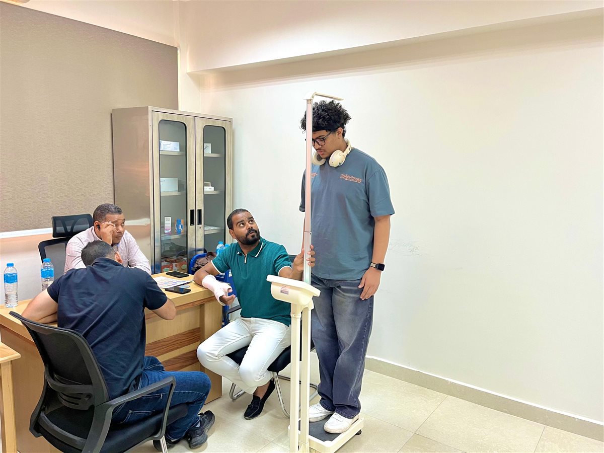 الكشف الطبي بجامعة الأقصر الأهلية