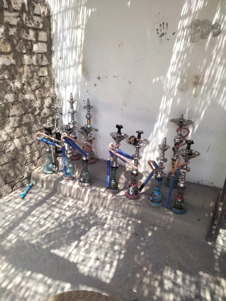 ضبط شيشة باكشتك تقديم المشروبات