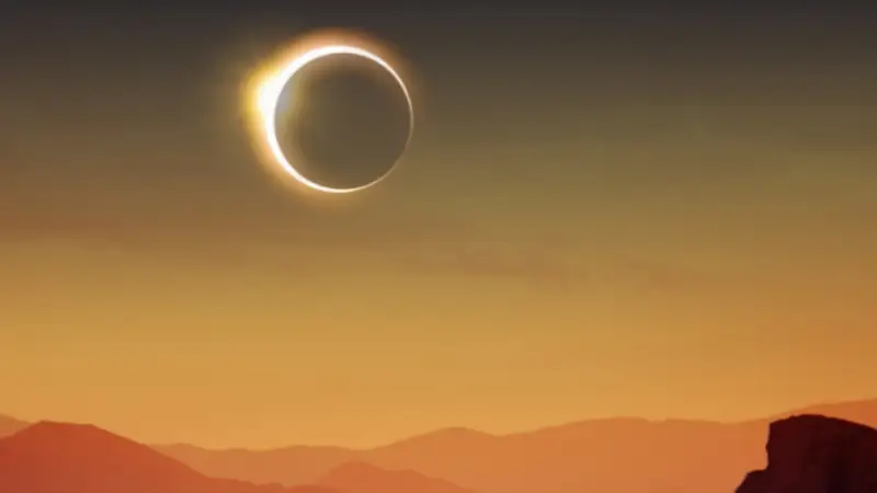 موعد كسوف الشمس 2025