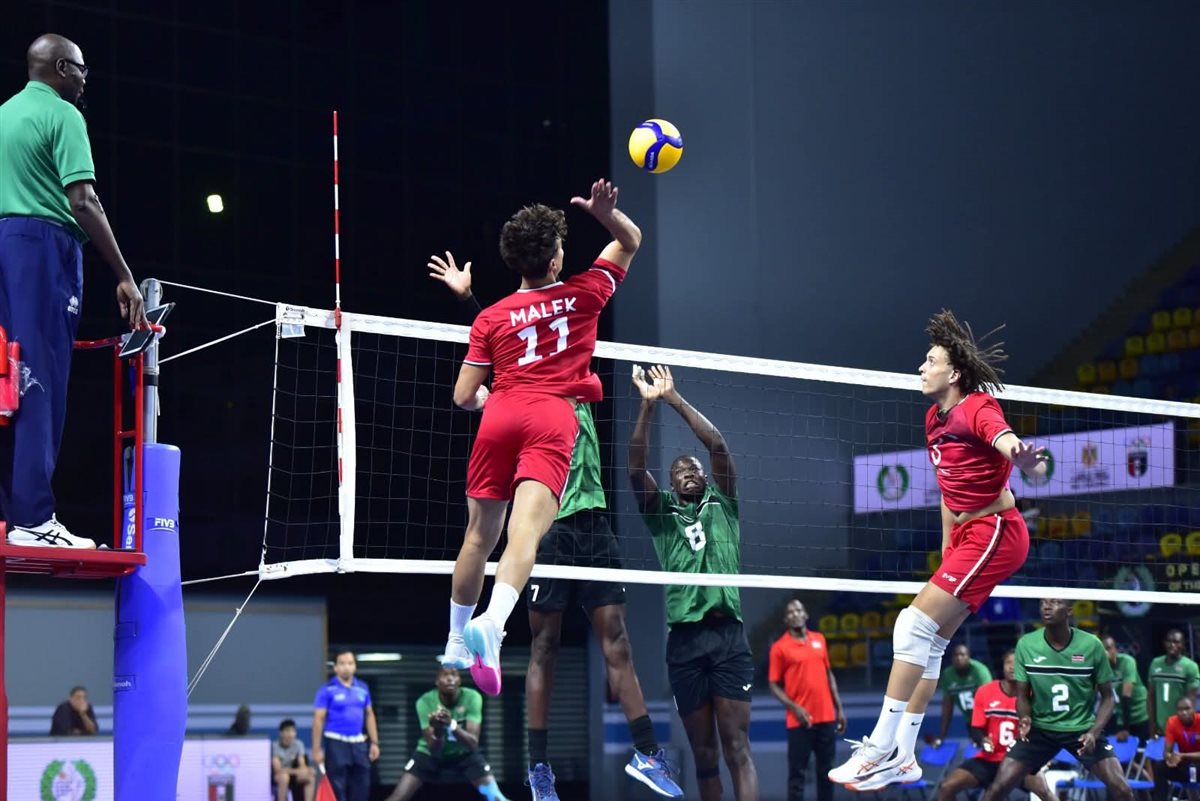 مباراة منتخب مصر للكرة الطائرة للشباب تحت 20 عاما (2)