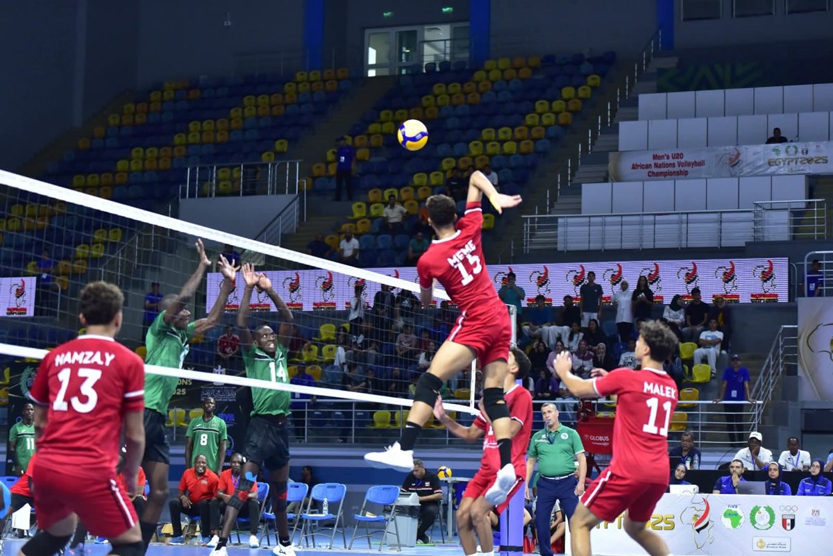 مباراة منتخب مصر للكرة الطائرة للشباب تحت 20 عاما (3)