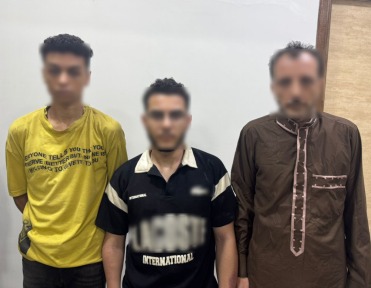 المتهمين بالتعدي على مسن الدقهلية