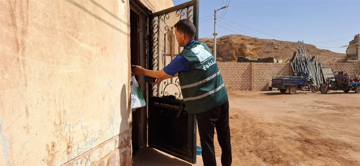 توزيع 5 آلاف وجبة غذائية للأسر الاولى بالرعاية