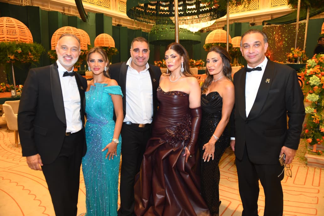 تنظيم المنتج والدكتور أحمد أيوب.. الإعلامية داليا مطر تحتفل بزفاف نجلها بحضور تامر حسني وأحمد سعد ونجوم الوسط الفني