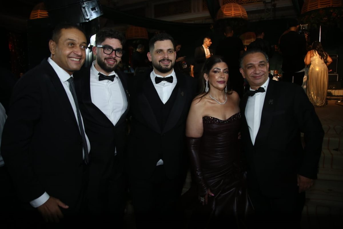 الإعلامية داليا مطر في حفل زفاف نجلها