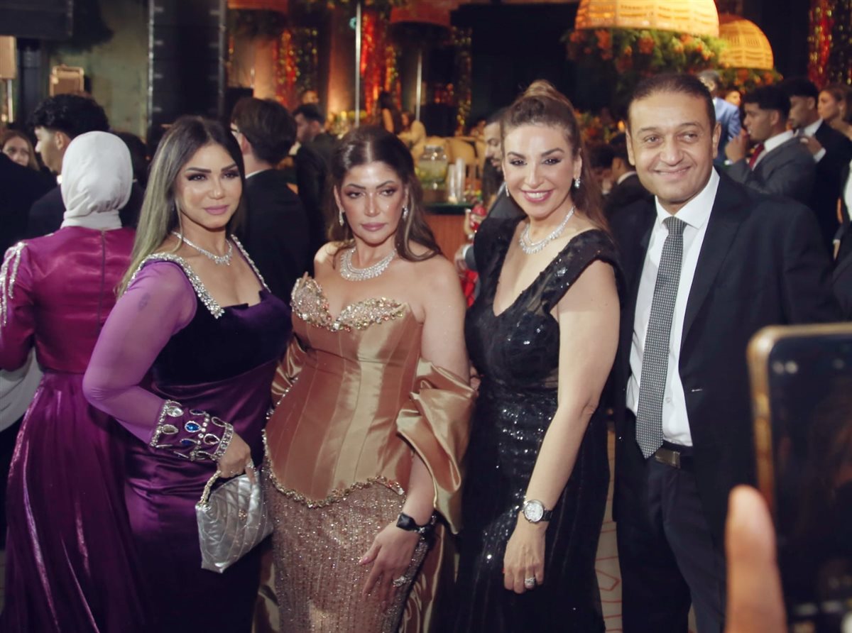 تنظيم المنتج والدكتور أحمد أيوب.. الإعلامية داليا مطر تحتفل بزفاف نجلها بحضور تامر حسني وأحمد سعد ونجوم الوسط الفني