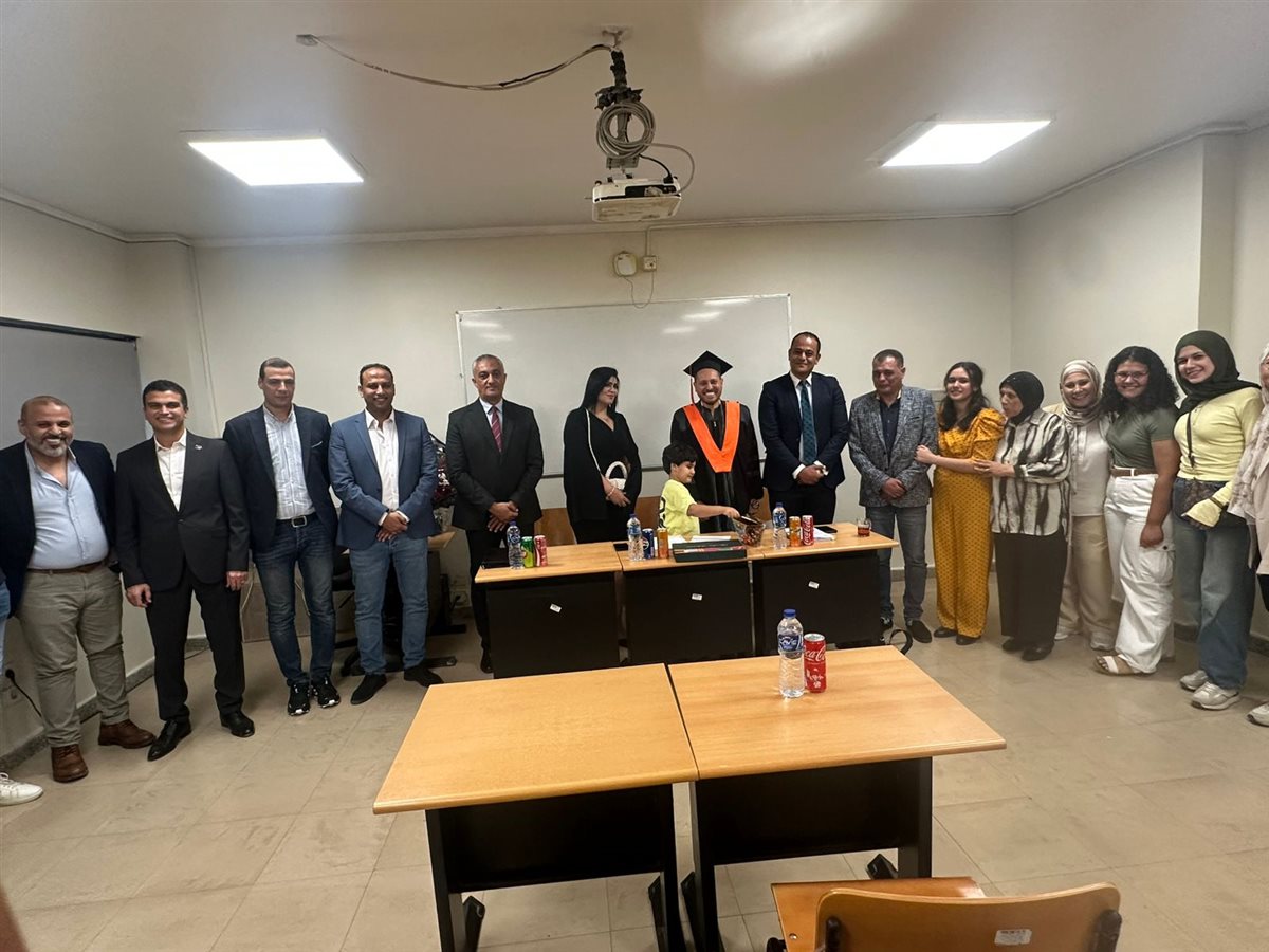 النائب علاء عصام يحصل على درجة الماجستير