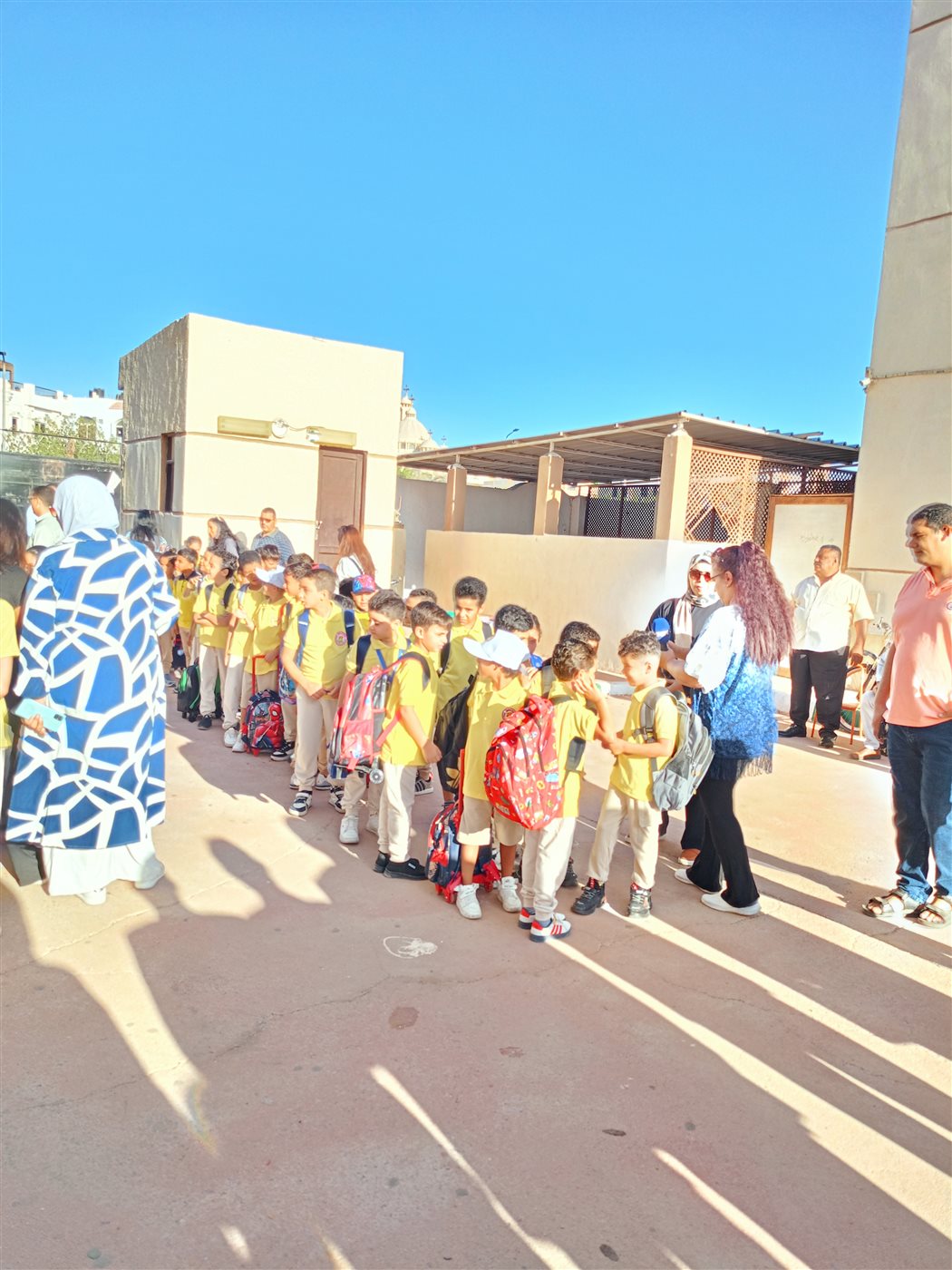 أول أيام الدراسة بجنوب سيناء 