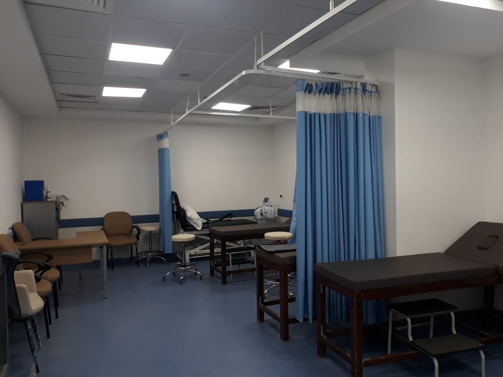 جانب من المستشفيات 