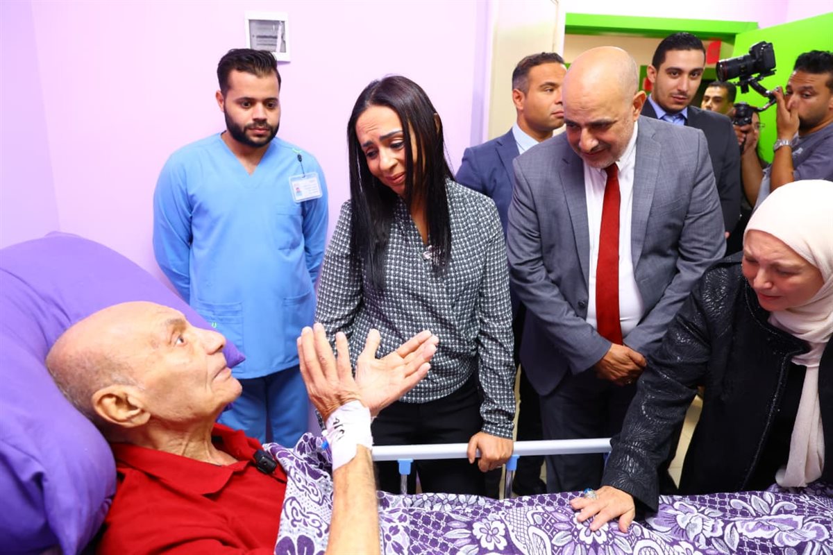 وزيرة التضامن خلال الافتتاح